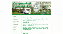 Desktop Screenshot of campingnrw.de